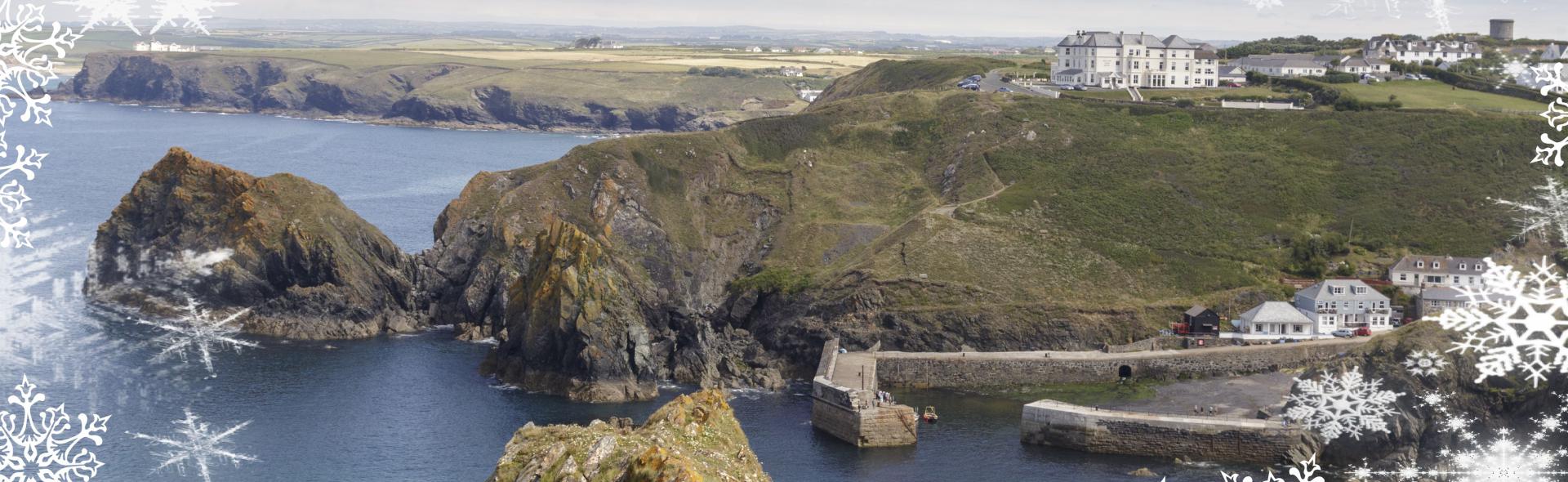 Christmas parites at mullion cove